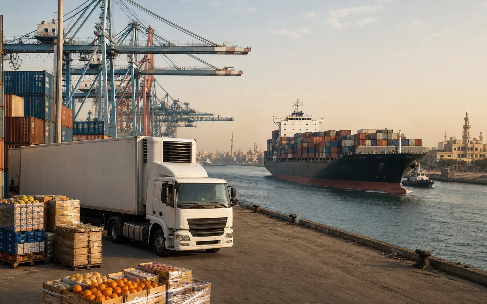 Cold chain logistics serving Egypt
