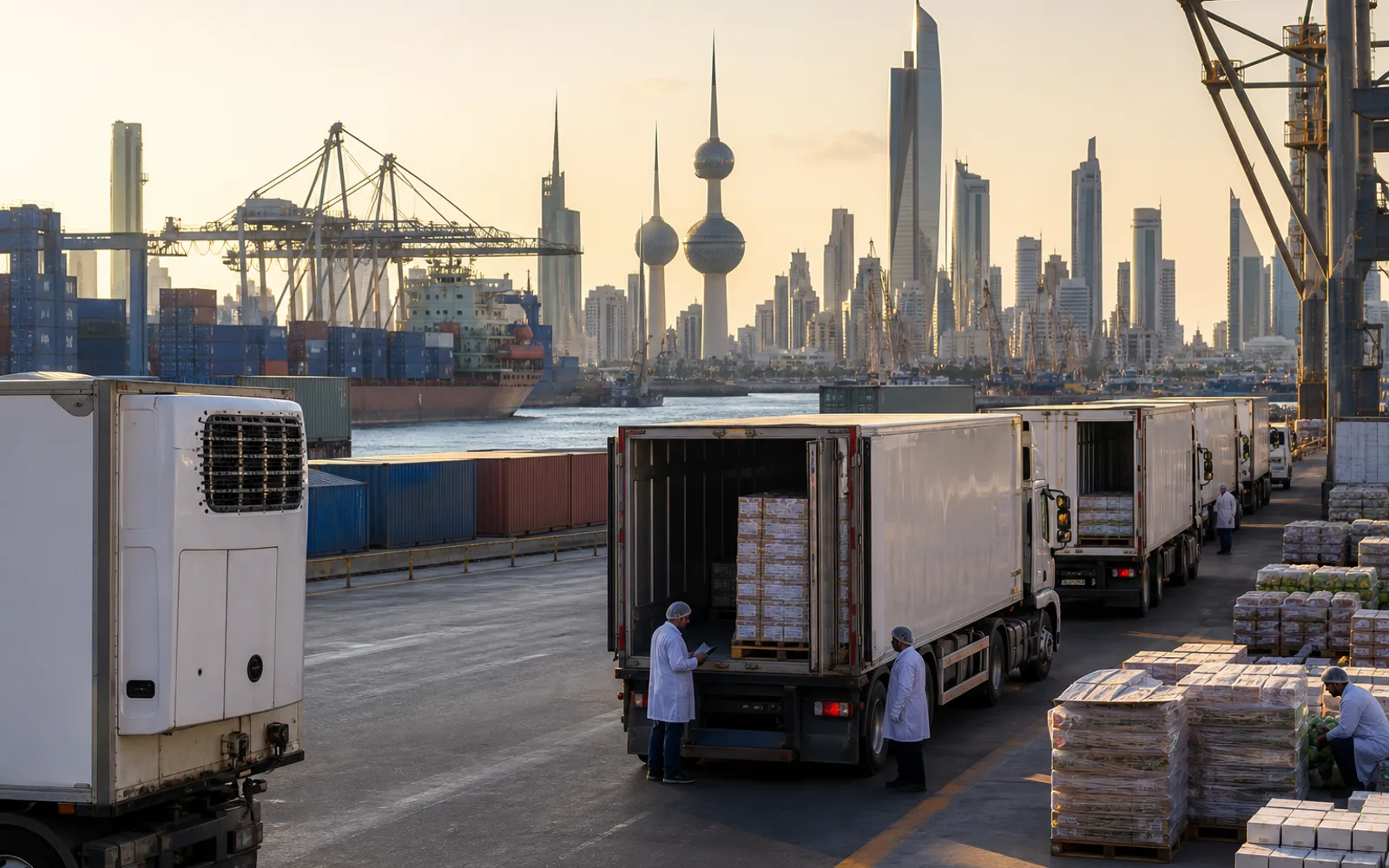 Cold chain logistics serving Kuwait